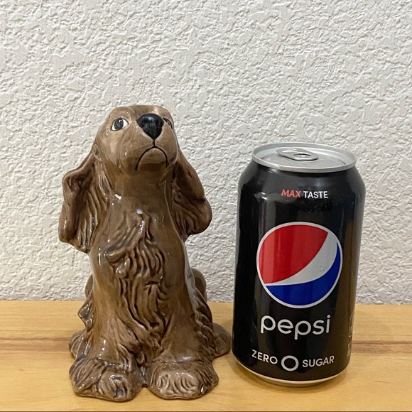 Vintage Signed P. Paolucci Ceramic Brown Cocker Spaniel Dog 6” Figurine - Picture 3 of 15